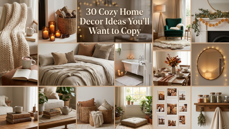 30 Cozy Home Decor Ideas You’ll Want to Copy